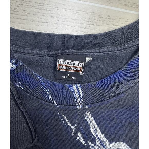 Vintage 1996 Harley Davidson AOP Shirt - Picture 5 of 8